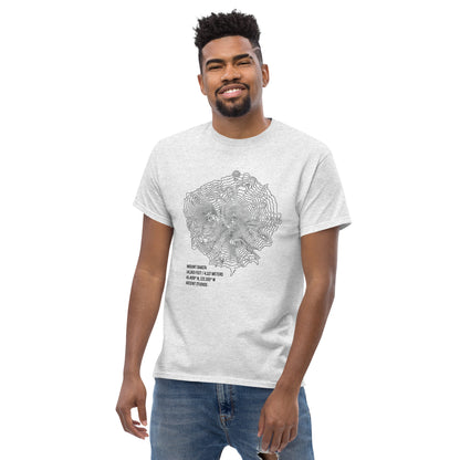 Mount Shasta Topo T-Shirt Light Colors