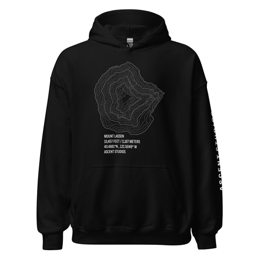 Mount Lassen Topo Hoodie