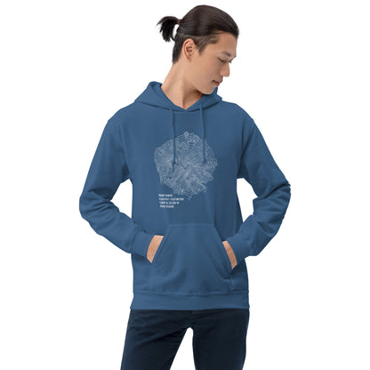 Mount Shasta Topo Hoodie