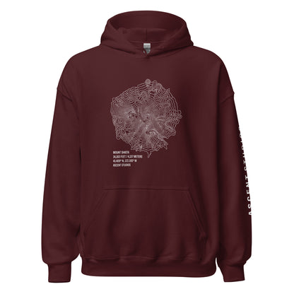 Mount Shasta Topo Hoodie